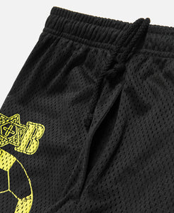 "Free Our Minds'' Mesh Shorts (Black)