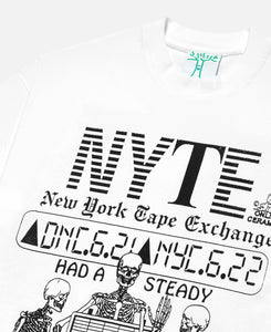 New York Tape Exchange T-Shirt (White)