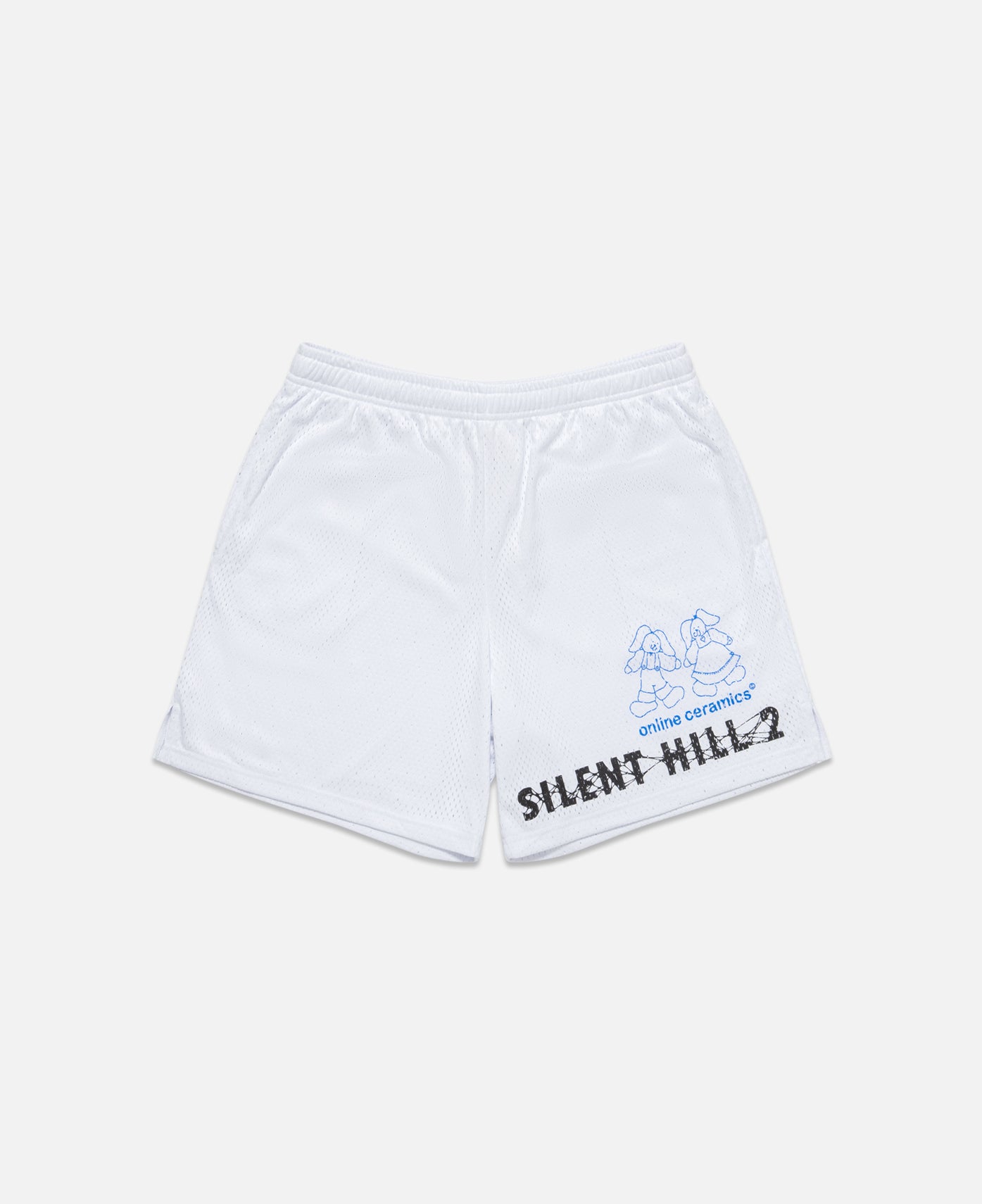 Silent Hill 2 Shorts (White)