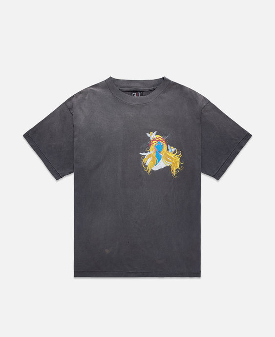 Blue Face T-Shirt (Black)