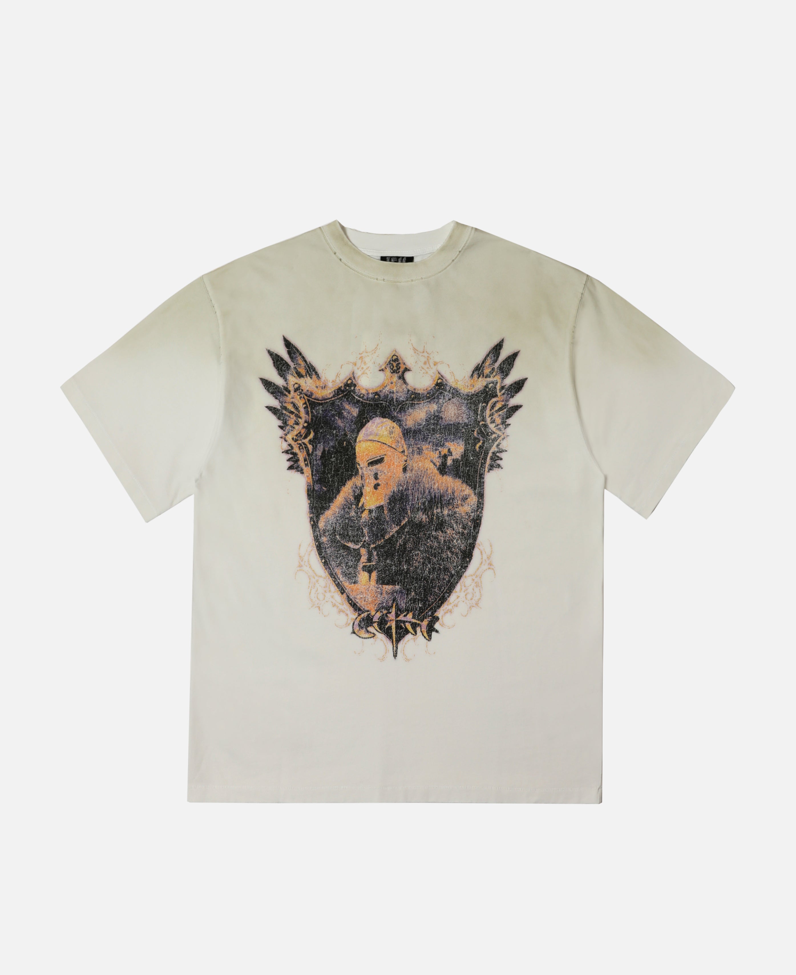 Luminous Dawn Astral Knight Destroyed T-Shirt (White)