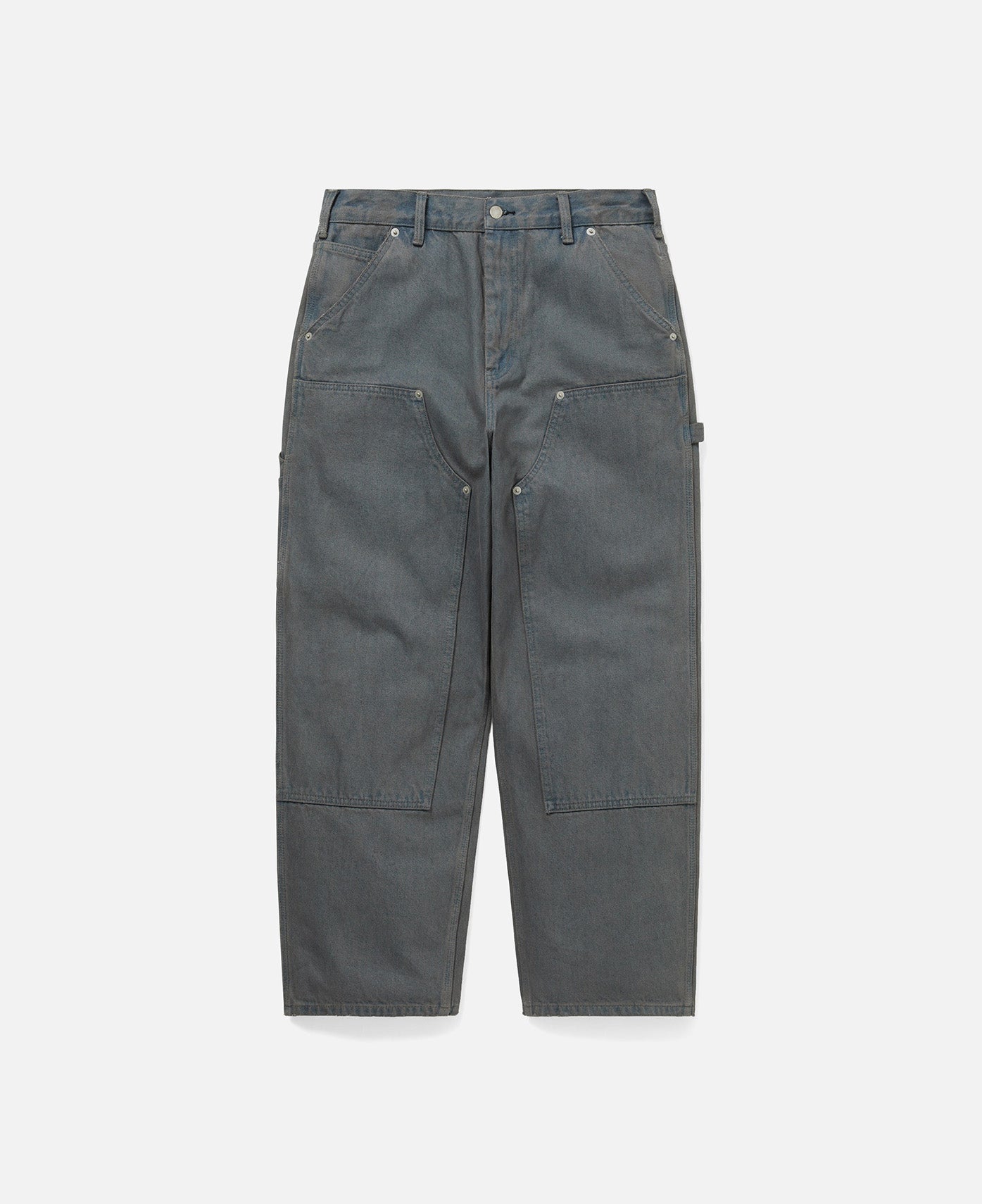 Denim Double Knee Pants (Navy)