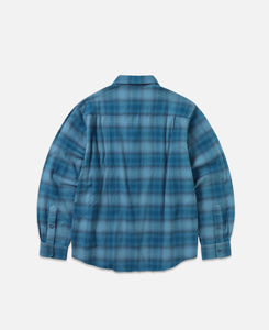 Flannel Check Shirt (Blue)