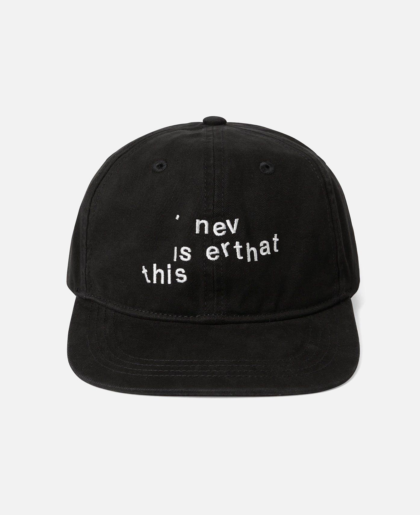 Broken Logo Cap (Black)