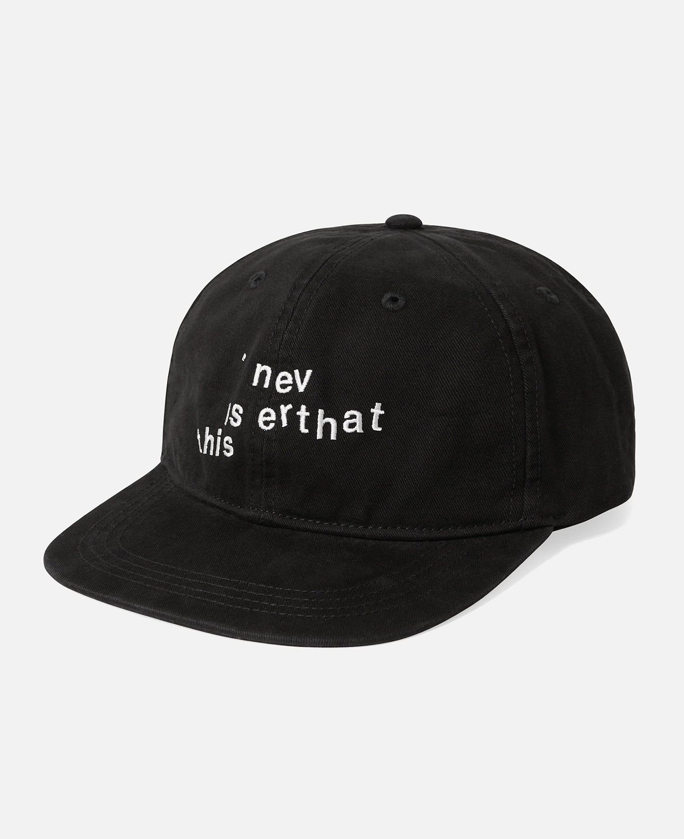 Broken Logo Cap (Black)