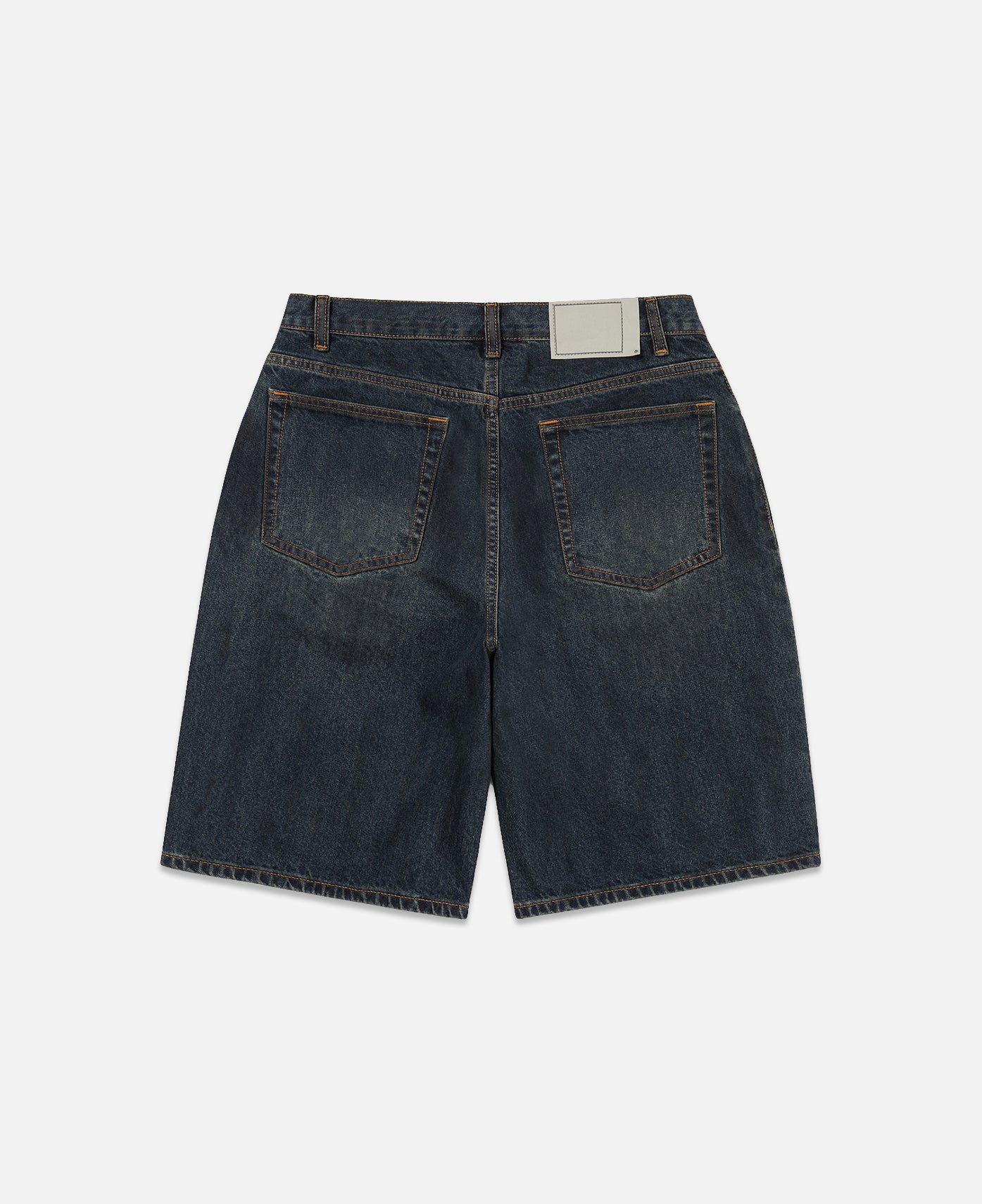 Loose Denim Shorts (Navy)