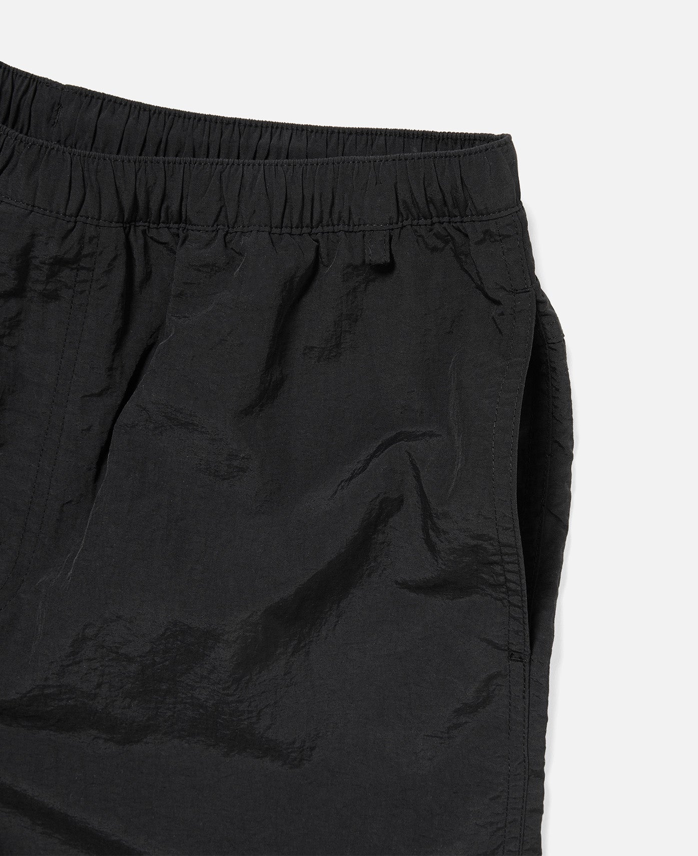 Relaxed Nylon Shorts (Black)