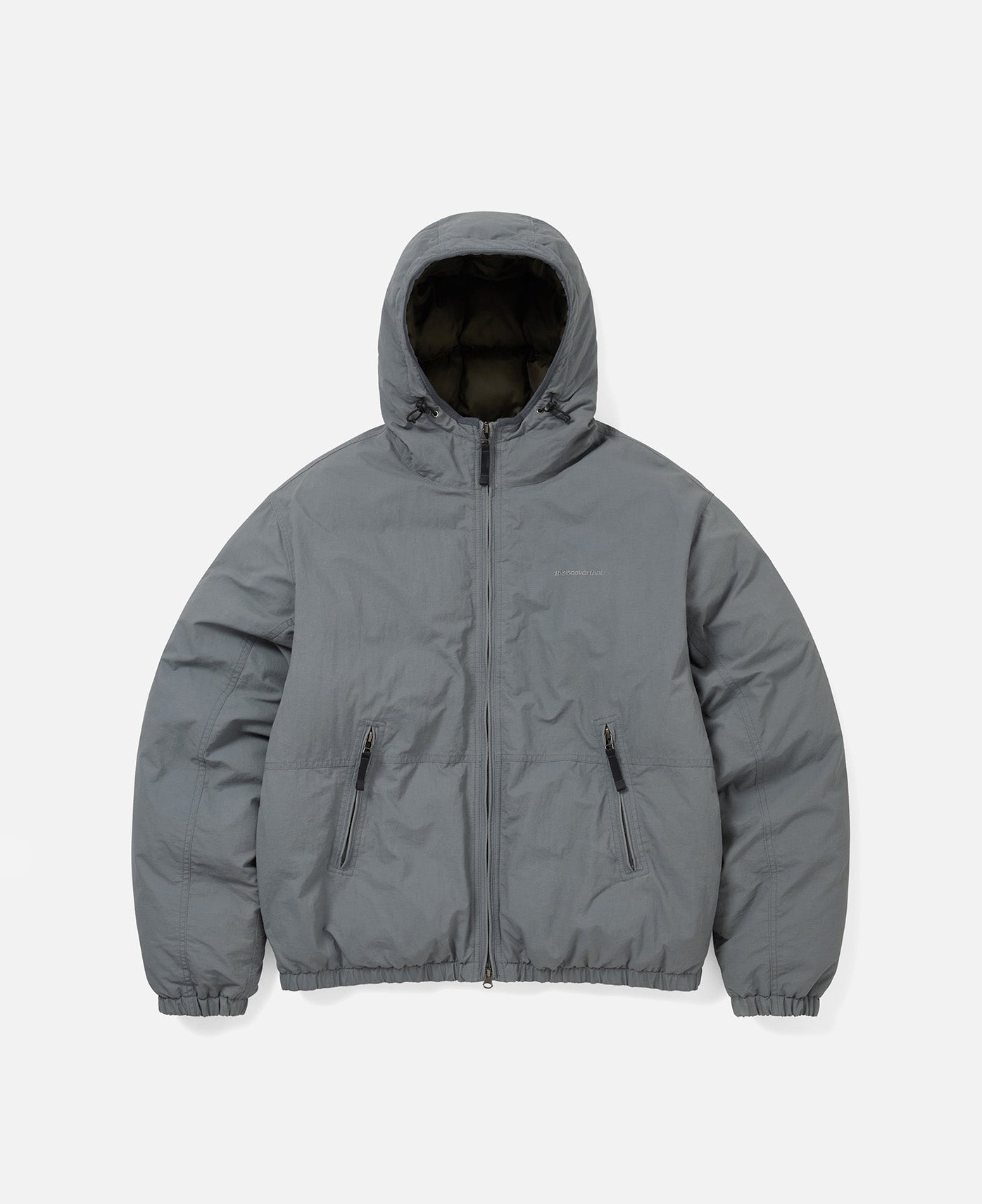 Washed Down Puffer Jacket (Grey)