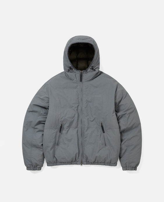 Washed Down Puffer Jacket (Grey)