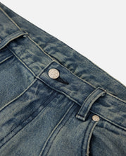 Classic Double Pocket Denim Jeans (Blue)