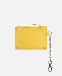 Heritage Logo Keychain Wallet  (Yellow)
