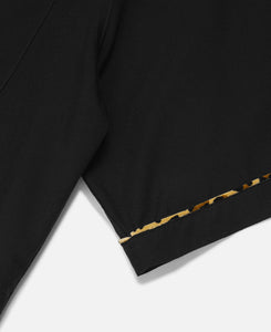 S/S Switching Shirt  (Black)