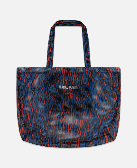 Speak Easy / Leopard Tote Bag (Blue)
