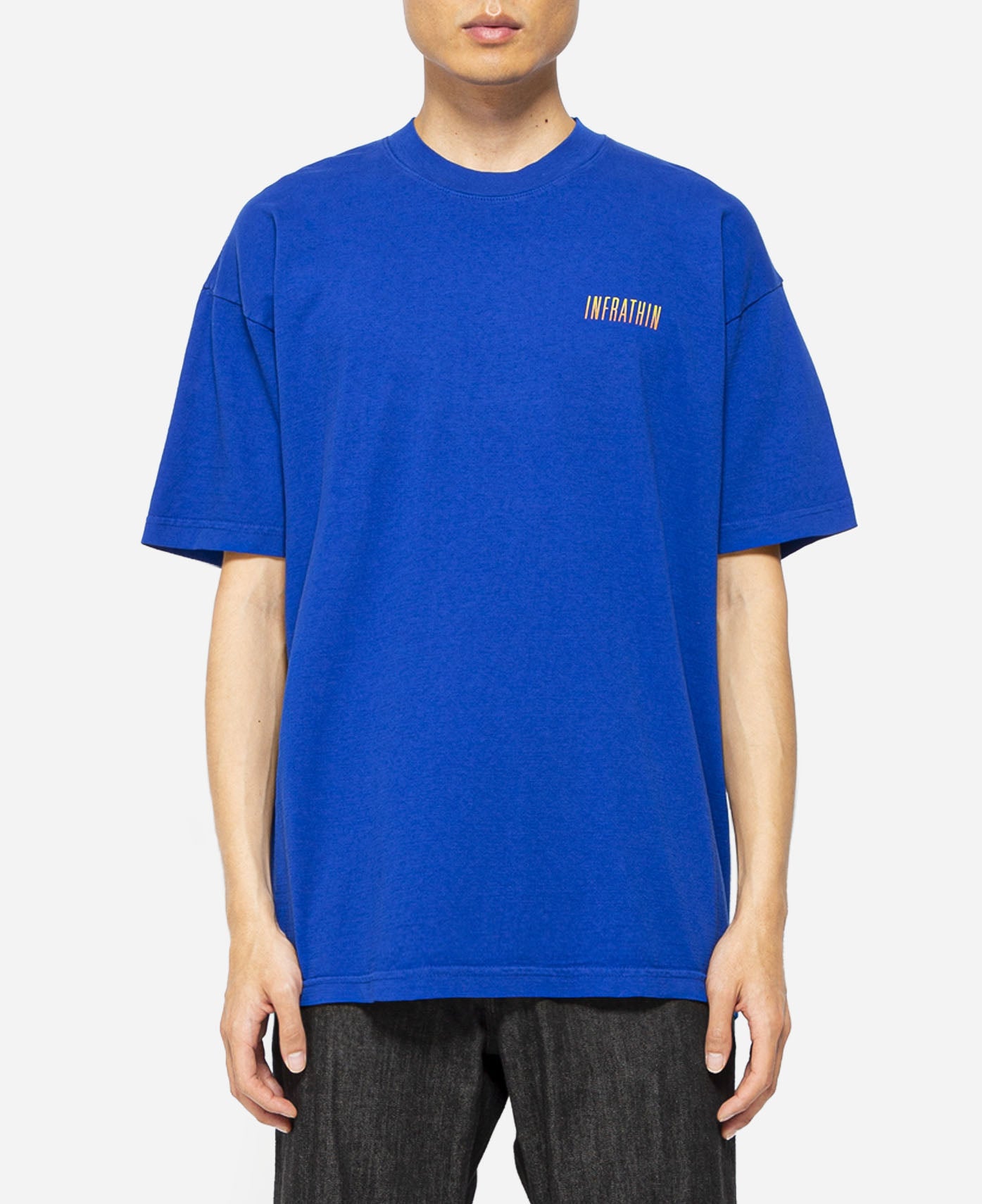 Gradient Logo & Wave T-Shirt (Blue)