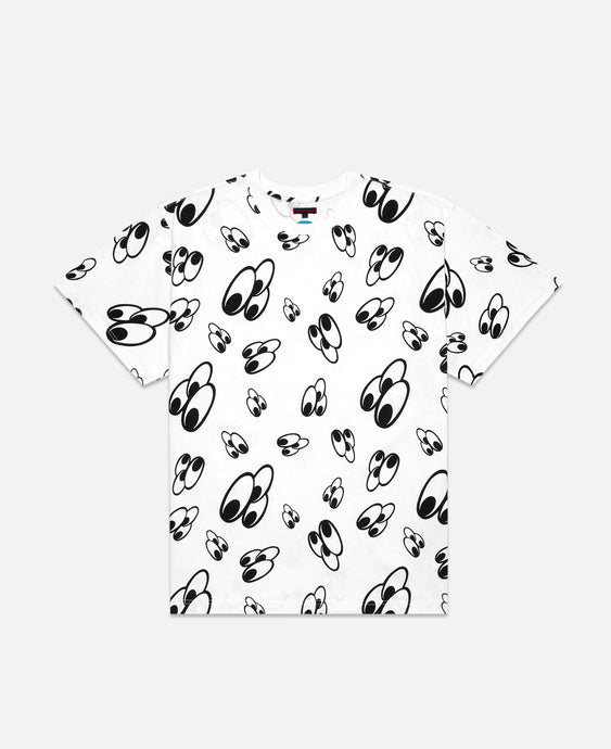 3 Eyed All Print T-Shirt (White)