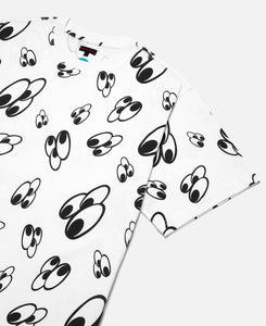 3 Eyed All Print T-Shirt (White)