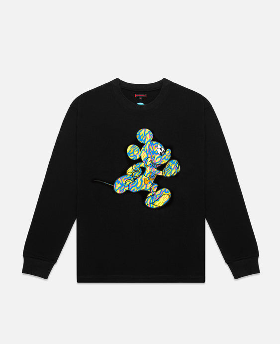 3 Eyed Tiger Camo Mickey L/S T-Shirt (Black)