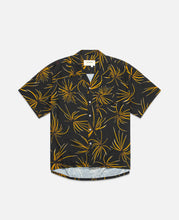 Fireworks S/S Tuck Open Collar Shirt (Black)