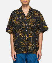 Fireworks S/S Tuck Open Collar Shirt (Black)
