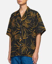 Fireworks S/S Tuck Open Collar Shirt (Black)