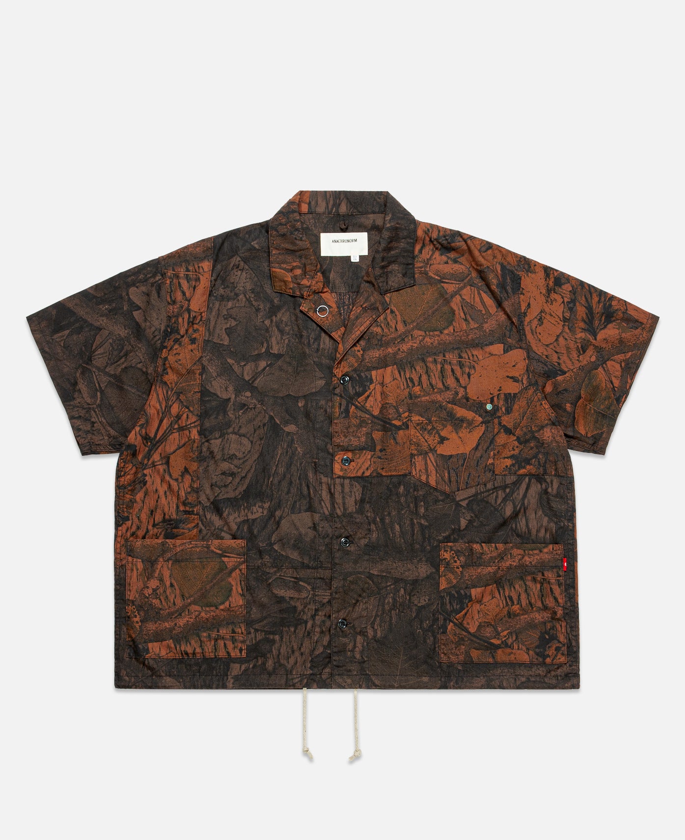 Patch Work S/S Coverall Shirt (Orange)