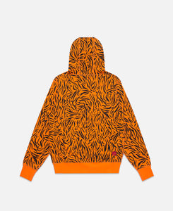 CLOT Tiger Stripe Hoodie (Orange)