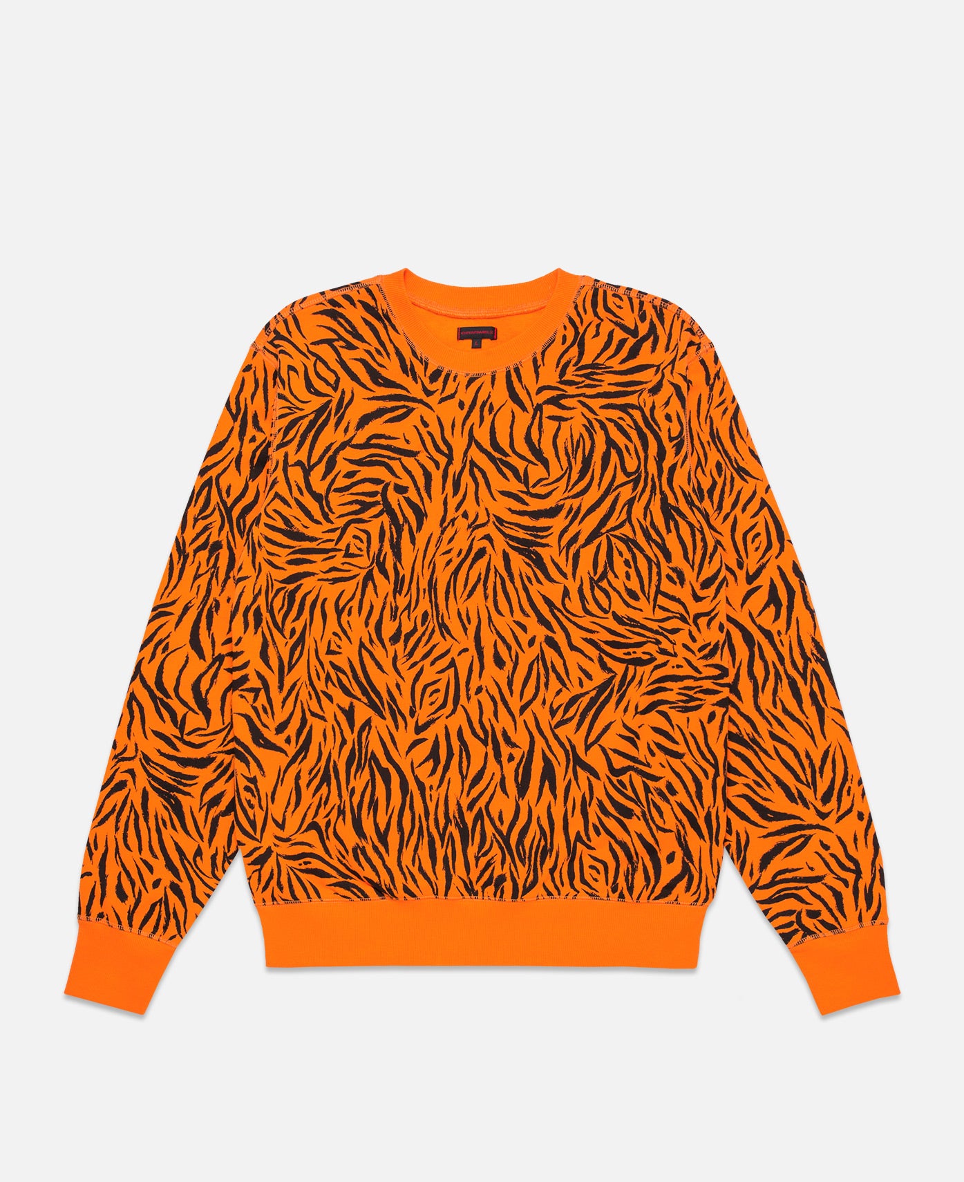CLOT Tiger Stripe Sweatshirt (Orange)