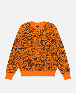 CLOT Tiger Stripe Sweatshirt (Orange)