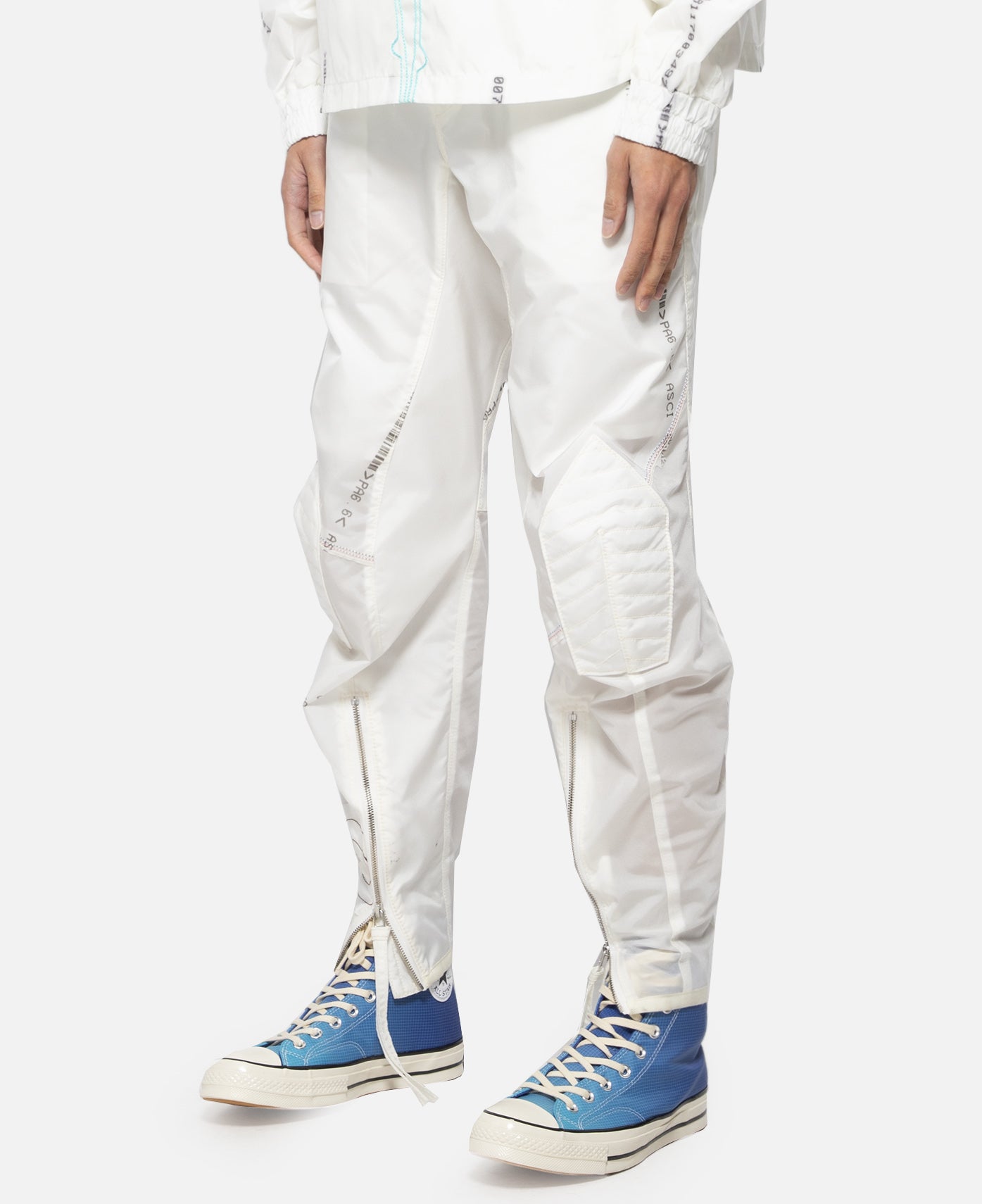 Readymade Airbag Half Stripe Tapered Trousers