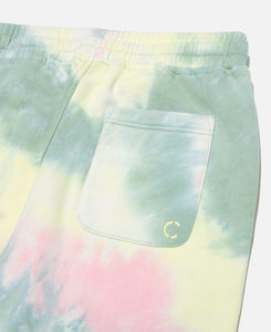 CLOTTEE Script Tie Dye Sweatpants (Multi)