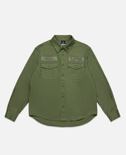 Military Twill Shirt Jacket (Green)