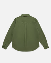 Military Twill Shirt Jacket (Green)