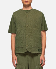 Quilted Vest (Olive)