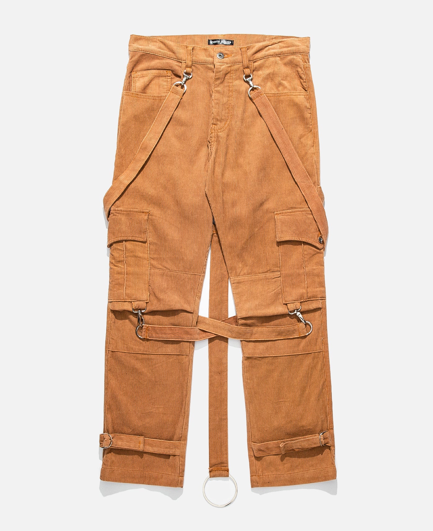 Corduroy Crucifix Bondage Trouser (Brown)