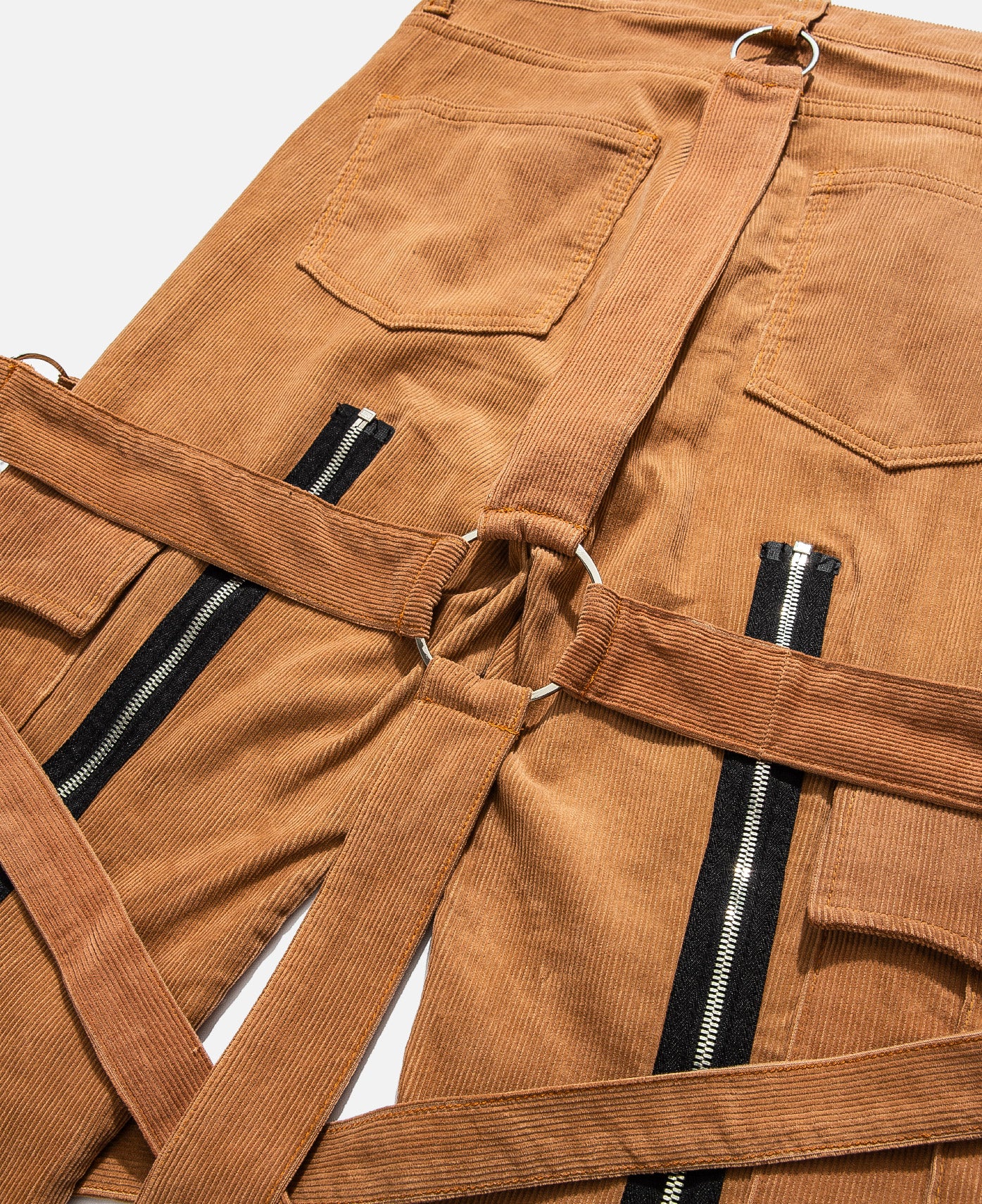 Corduroy Crucifix Bondage Trouser (Brown)