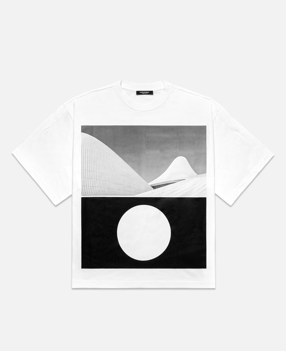 Hemisphere Print T-Shirt (White)