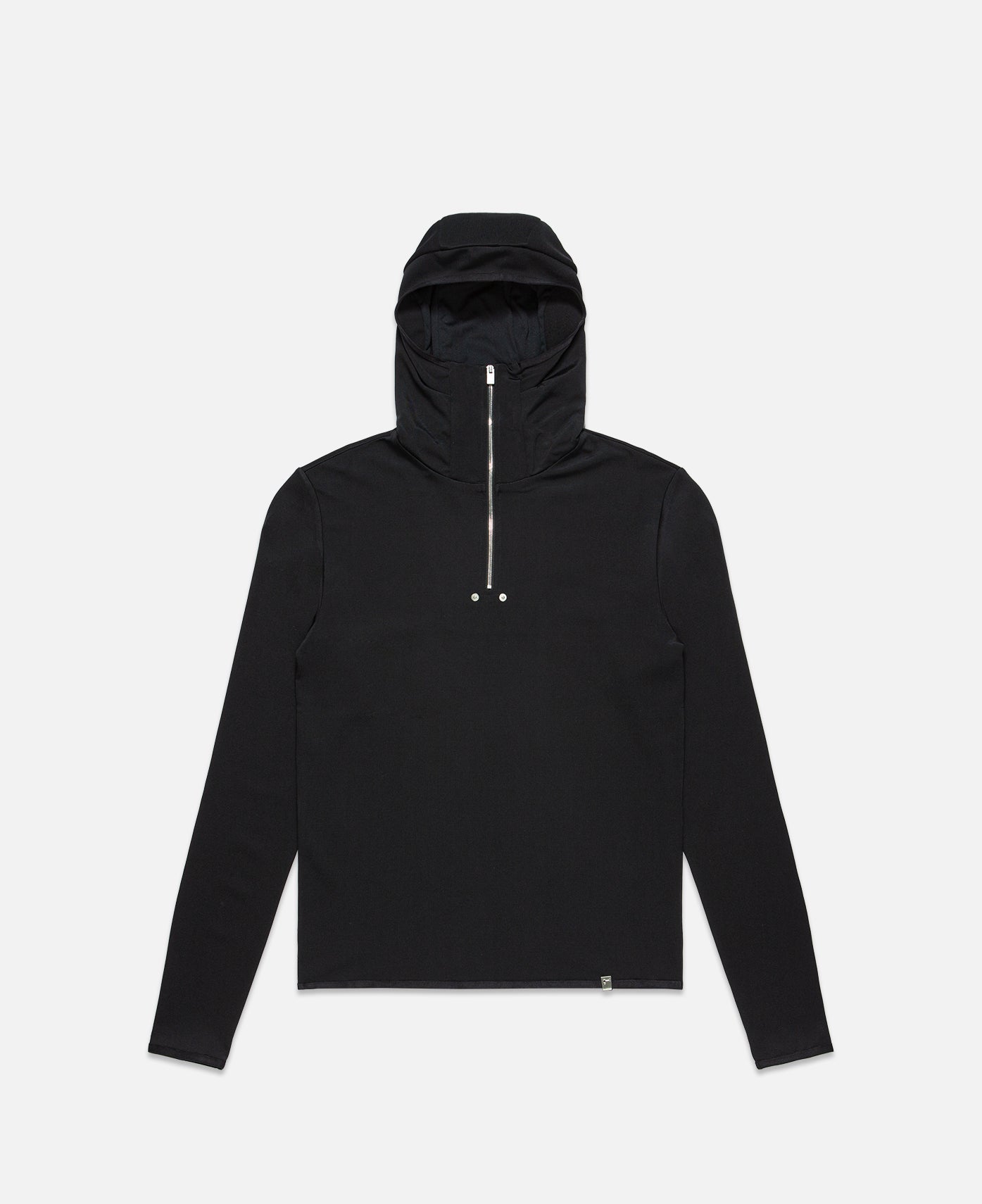 Hooded Zip Top (Black)