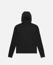 Hooded Zip Top (Black)