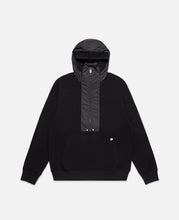 Mixed Zip Hoodie (Black)