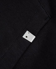 Mixed Zip Hoodie (Black)