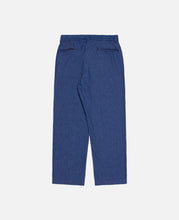 L Pocket Denim Straight Pants (Blue)