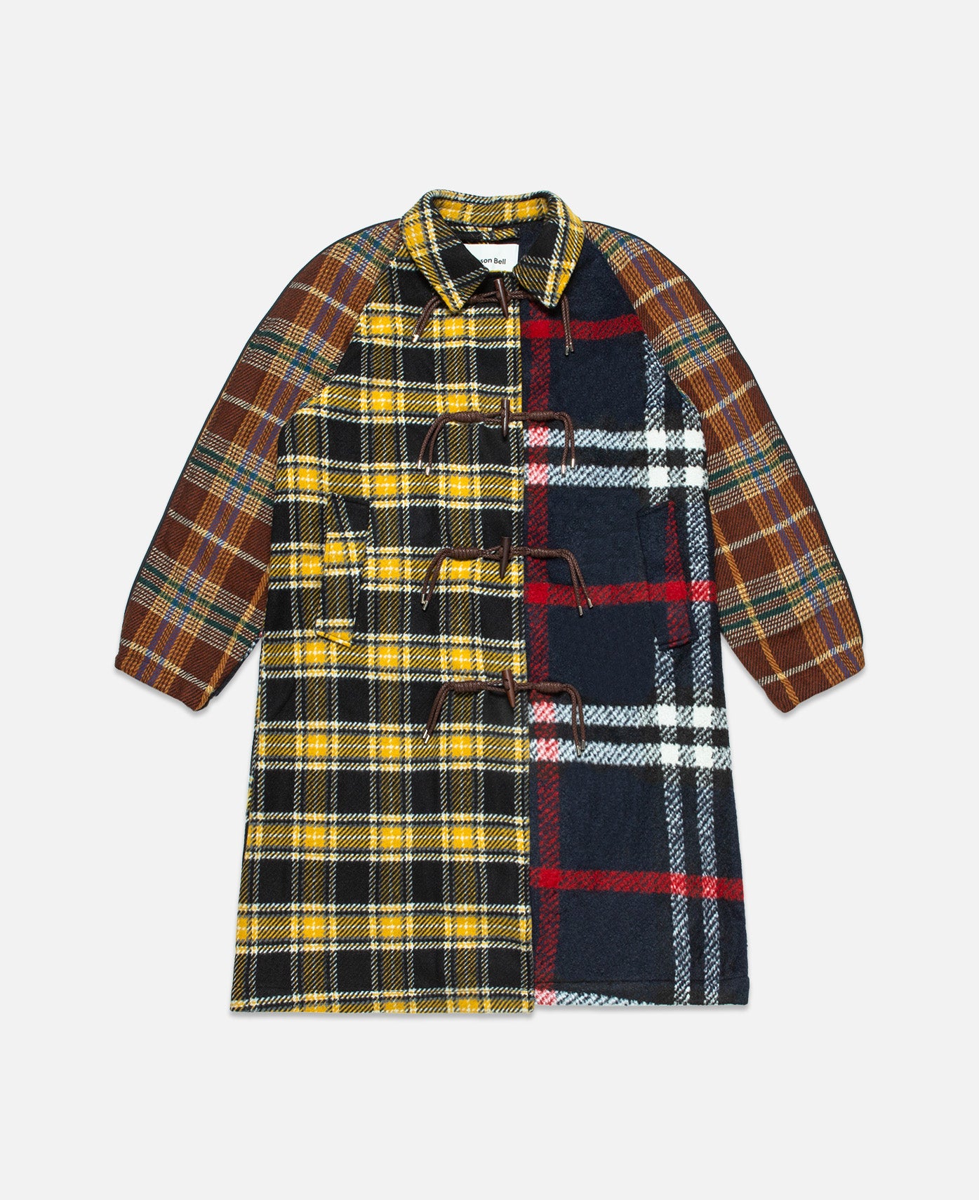 Multi Check Duffle Coat (Multi)