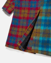 Unisex Harrycheck Balmacaan Shaggy Wool Coat (Multi)