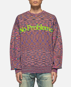 Space Dye No Problemo Knit (Purple)