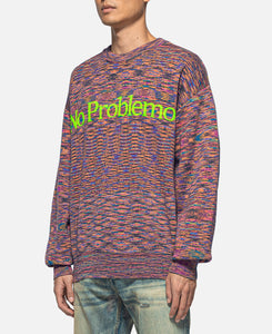 Space Dye No Problemo Knit (Purple)
