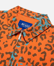 Cargo Collared Military Jacket (Orange)
