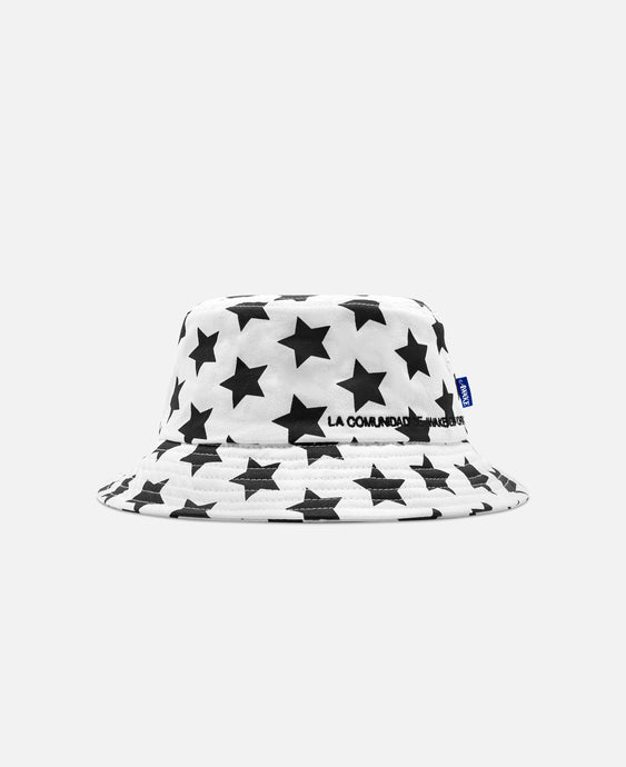 Star Bucket Hat (White)