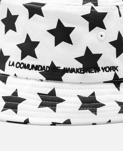 Star Bucket Hat (White)