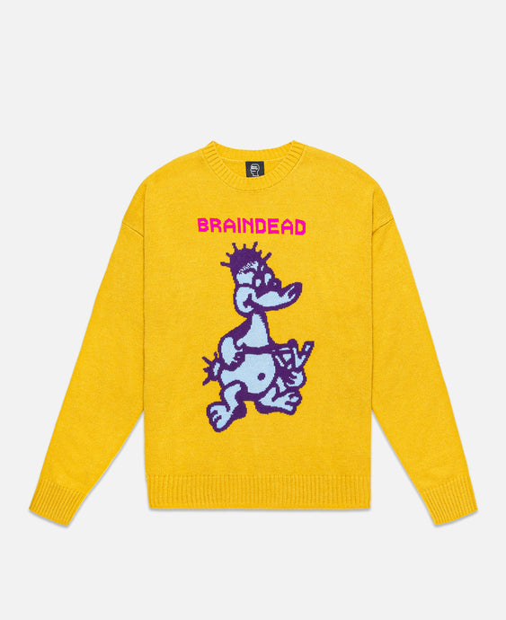 Slingshot Knit Sweater (Yellow)