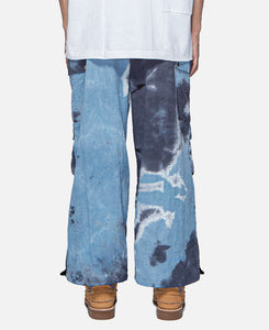 Hand Dyeing Nylon Trousers (Blue)